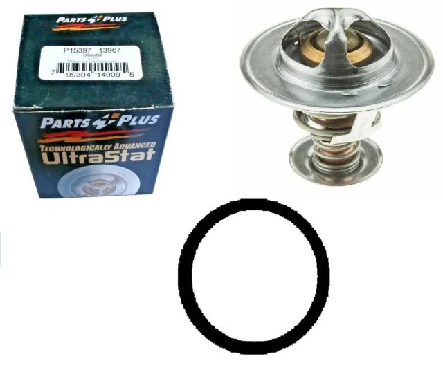 Engine Coolant Thermostat with Gasket/Seal High Flow 170F PARTS PLUS 15397