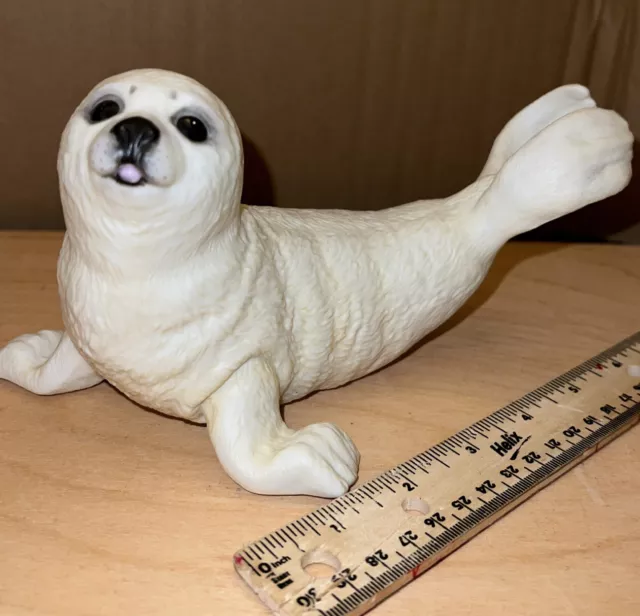 Lenox Harp Seal pup Otter sea lion figurine vtg porcelain sculpture 1993
