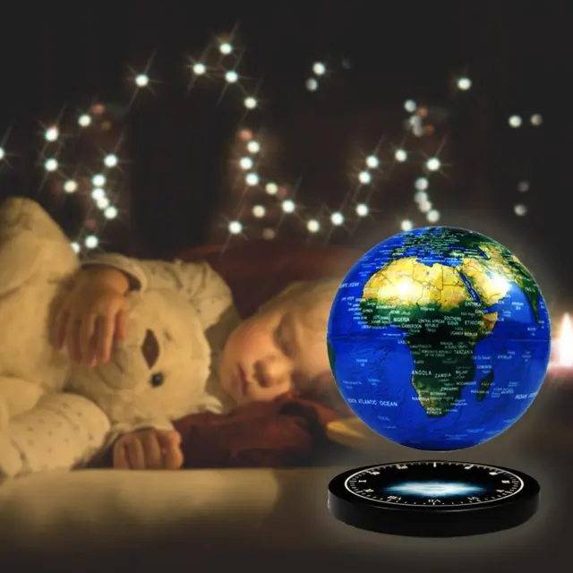 Lámpara única de globo de levitación magnética constelación LED bola de luz estelar[