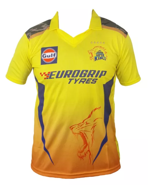 Chennai Super Kings 2024 Jersey / Shirt,  IPL Cricket T20, CSK