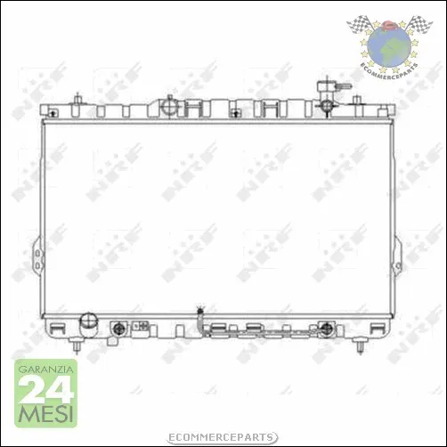 Radiatore acqua NRF per HYUNDAI SANTA FE #v0