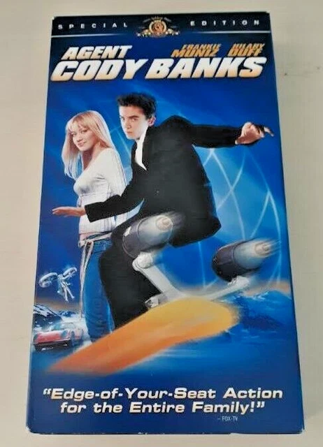 AGENT CODY BANKS VHS Special Edition - Blockbuster Copy - Frankie Muniz ...
