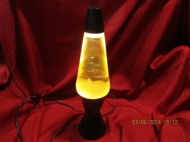 lava lite lamp made in u.s.a. Haggarty Enterprises Chicago Orange (?)