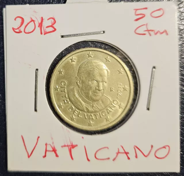 Monedas 10, 20 Y 50 Centimos Vaticano 2013 Sin Circular