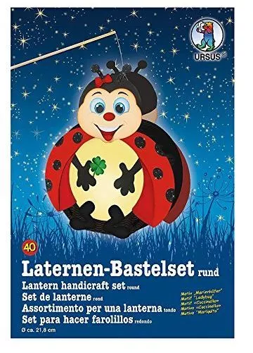 Ursus Laternen Bastelset Marienkäfer Zuglaterne Sankt Martin Lichterfest Umzug