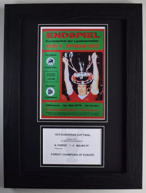 1979 European Cup Final Nottingham Forest A4 Display Programme Cover