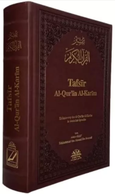 Tafsir Al-Qur'an Al-Karim Erläuterung des Korans Rassul Qualitativ, Kunstleder