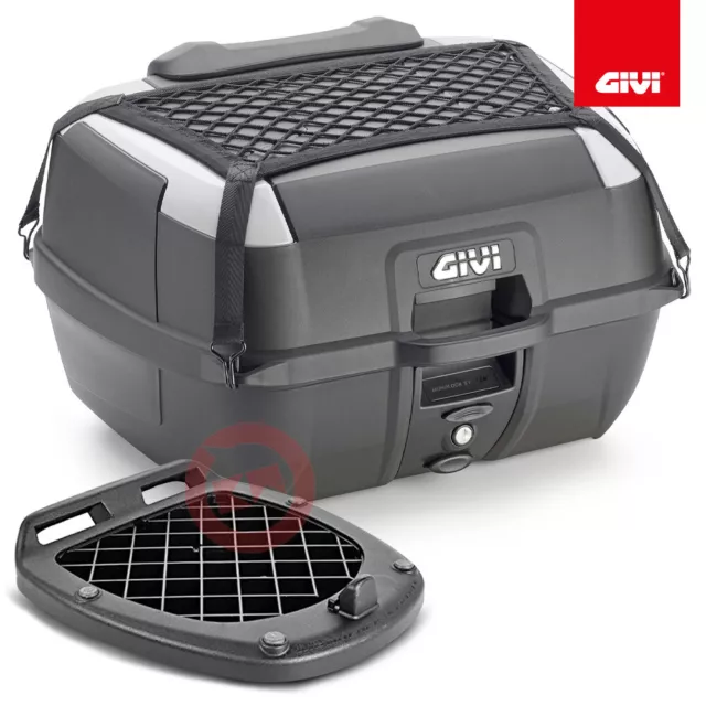 GIVI Set Topcase Monolock 45L B45 + Platte SR126 Gilera Runner 125 2006-2015