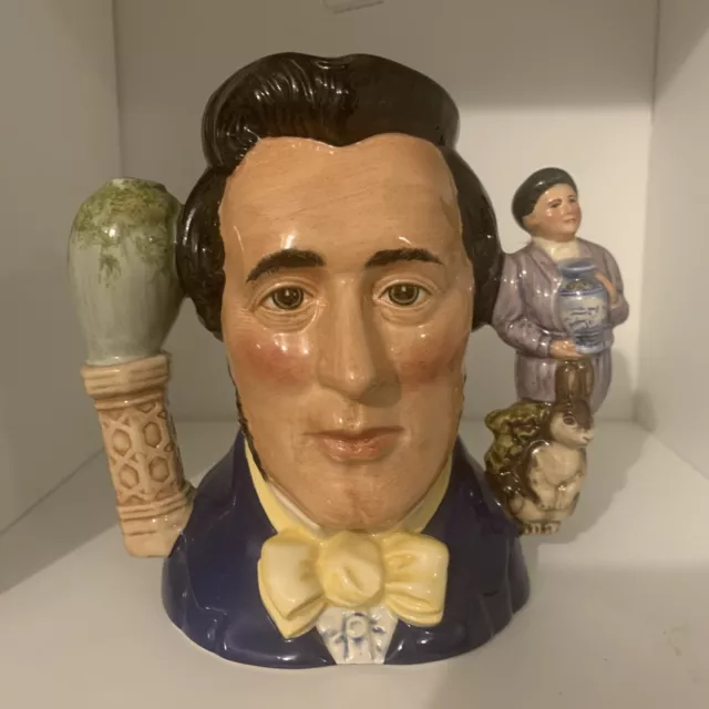 ROYAL DOULTON LARGE Character Toby Jug Sir Henry Doulton D7054 Two ...