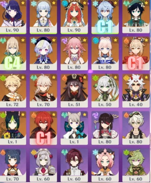 [NA] GENSHIN IMPACT [End Game] 32x5 C1 Yoimiya + Raiden + Yae 8