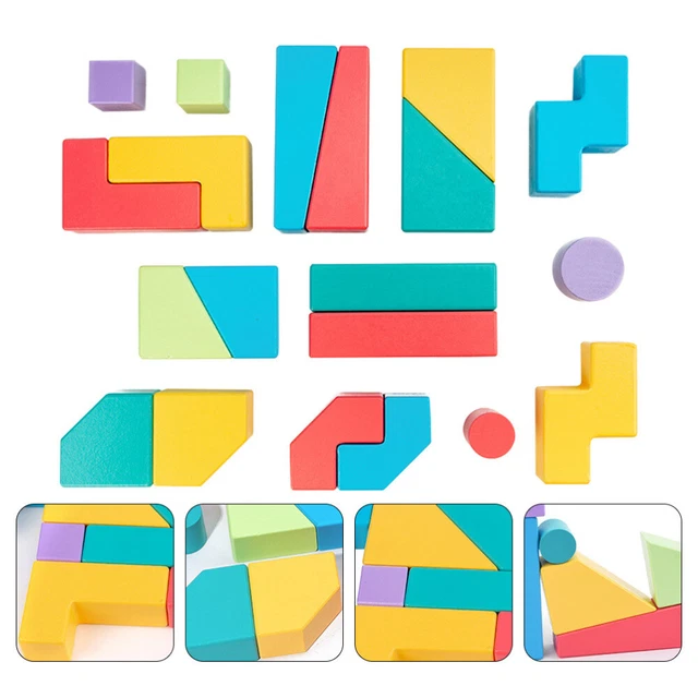 Juguete de bloques de construcción tridimensionales juego de juegos para niños tridimensional