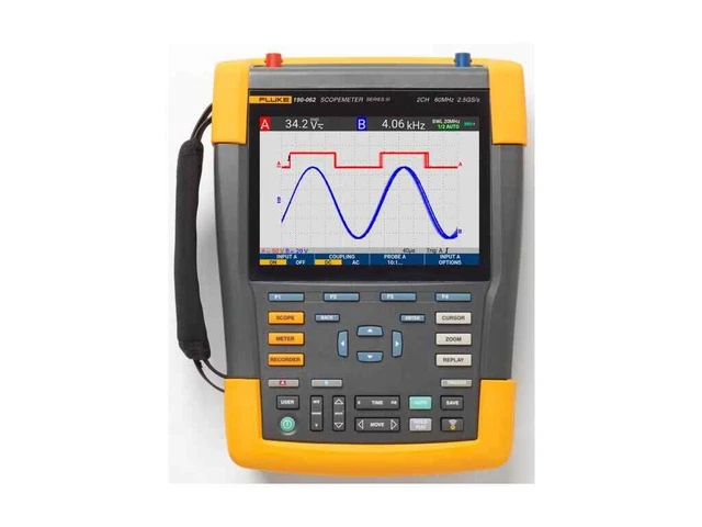 Fluke 190-062-III - Color ScopeMeter, 60Mhz, 2 Channel