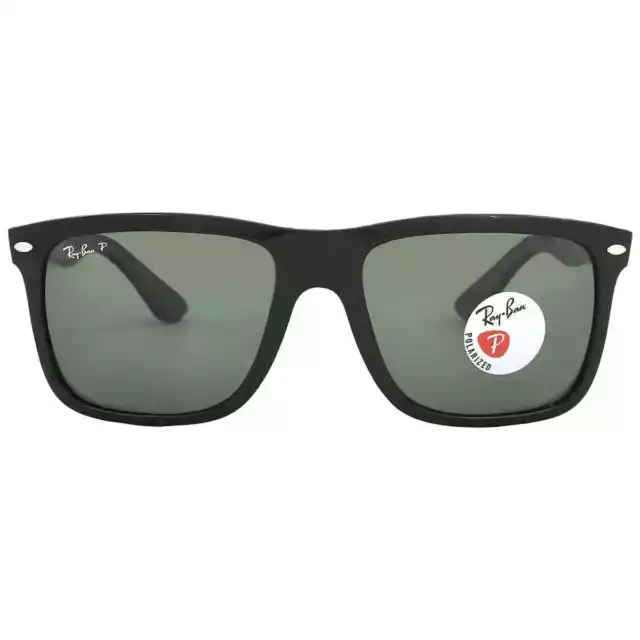 Ray Ban Boyfriend Two Green Square Unisex Sunglasses RB4547 601/58 57