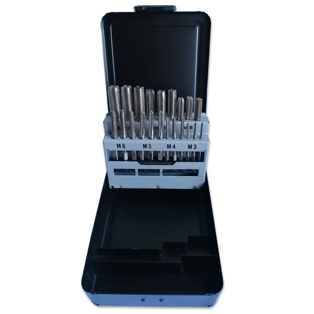 Coffret 15 pièces tarauds - forets - tourne à gauche TFT