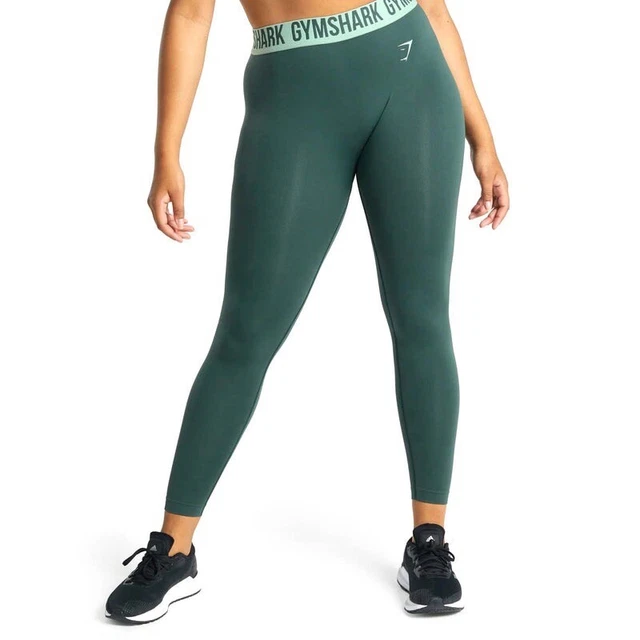 GYMSHARK FIT SEAMLESS LEGGINGS Green SIZE Small £15.00 - PicClick UK