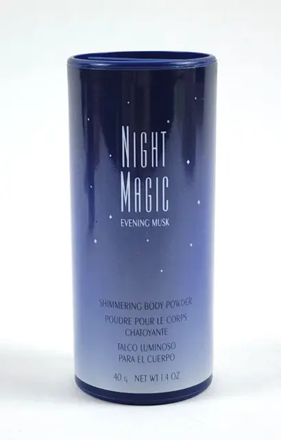 AVON Night Magic Evening Musk Shimmering Body Powder 1.4 OZ. Discontinued 2013