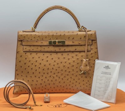 65035 AUTH HERMES black POROSUS KELLY I 35 SELLIER Bag $15,999.99 ...