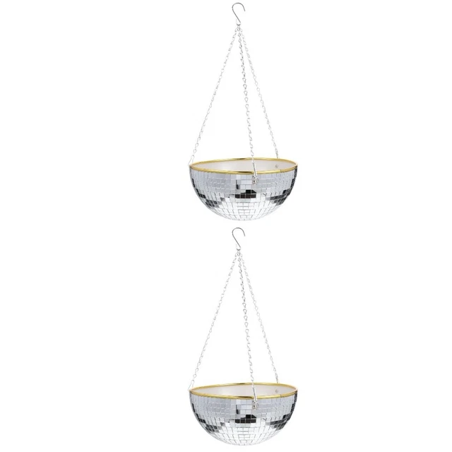 2x Keramik Indoor Pflanzer Hängen Sukkulenten Pflanzer Balkon Pflanzer