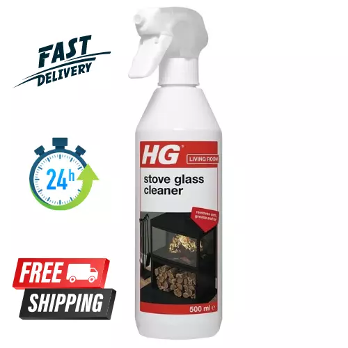 HG Stove Glass Cleaner Spray Cleaning Windows Wood Burners Glass Cleaner 500 Ml