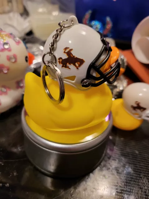 New custom Large wyoming cowboy football No bling bling ducks