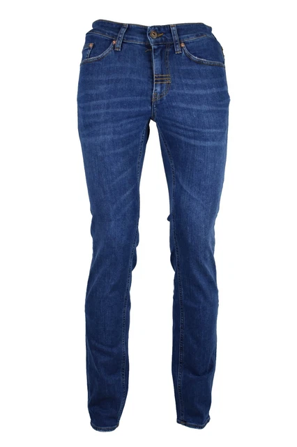 Jeans Slim Fit Riverso RIVCaspar – Uomo, Denim Elasticizzato, Colore Nero/Blu/Grigio, Taglie W29-W38