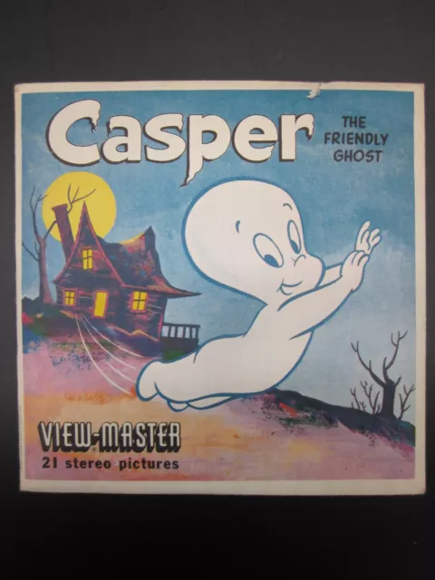 View-Master B533 Casper The Friendly Ghost 3 Reels 21 Pictures Packet VINT EXC