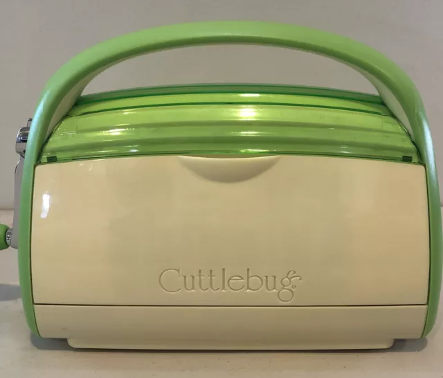 Cuttlebug Provo Craft Die Cutting Machine Only Crafting Green Cast Embossing