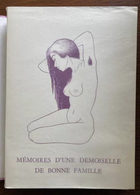 Feydeau : Mémoire d'une demoiselle de bonne famille 1957 Curiosa illustré