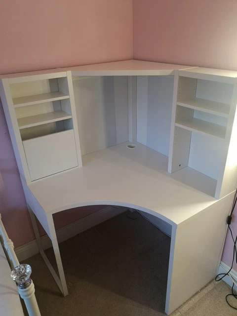 Micke corner discount desk white