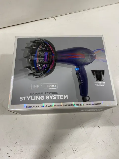 INFINITIPRO CONAIR Hair Dryer 1875  Watt Styling for Natural Curls and Texture