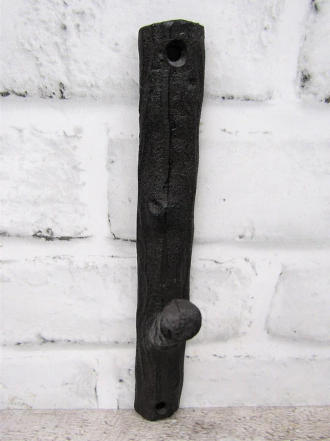 New Vintage-Look 7 3/4" Single Coat Hat Hook Cast Iron Branch Twig Tree 3