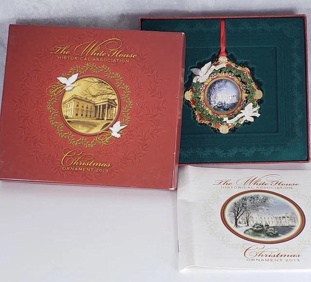 2013 WHITE HOUSE Historical Association Christmas Tree Ornament Woodrow