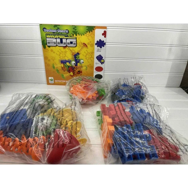 Techno Gears Bionic Bug Building Learning Journey 80 Pcs STEM Educational Sealed