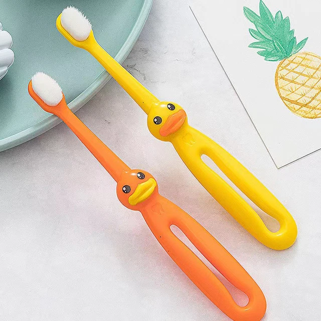 Teeth Care Brush Non-slip Mild Cleaning Infant Soft Teeth Brush Lightweight