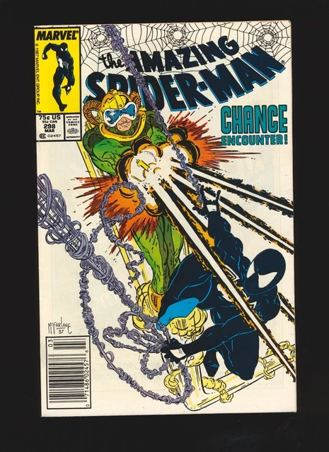 Amazing Spider-Man # 298 Newsstand cover - 1st Todd McFarlane issue VF/NM Cond.