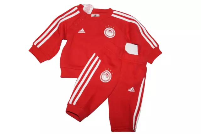 adidas Baby Jogging suit OFC Red Infants Kids ZV/AP7926 RRP £30 Up to Age 4