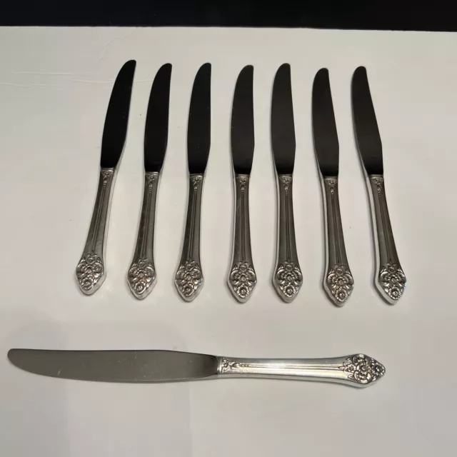 Oneida PLANTATION Silver Plate 1881 Rogers Silverware 1948 Dinner Knife