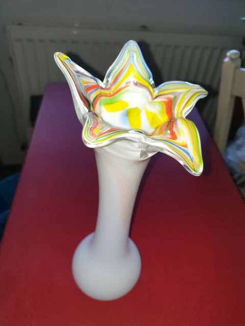 Vase soliflore verre soufflé. Murano ou autre?