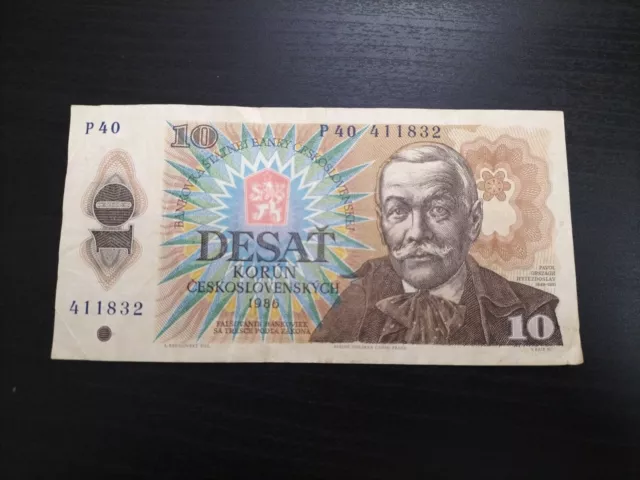 Czechoslovakia 10 Korun 1986