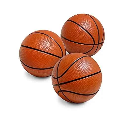 Soft Foam Mini Basketball - 3" Ball for Nerf Hoops & Indoor Play - Durable & ...