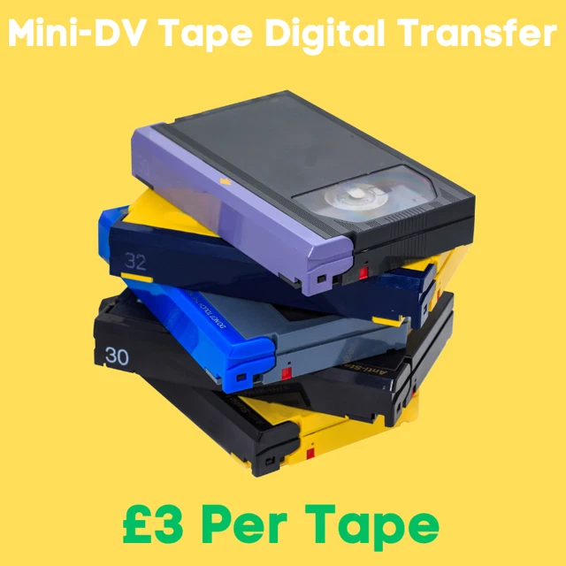 MINI DV TAPE To Digital Transfer Service £3.00 PicClick UK
