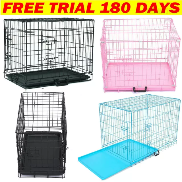 Dog Cage Puppy Crates Small Medium Large Extra Large Pet Carrier Training Cages