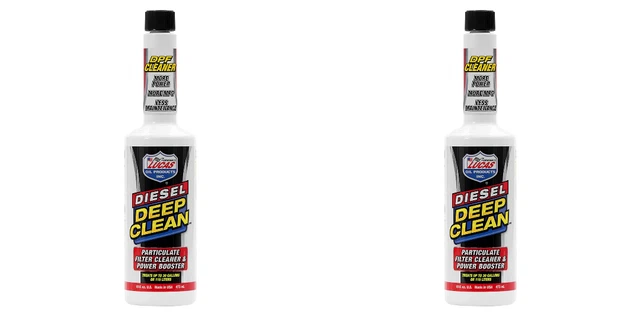 2x Lucas Oil Fuel Additive 10872 Deep Clean For Diesel