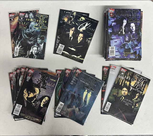 The X-Files Topps Comic Book Lot #1-41, Season 1, 0 1/2 -1 -1 & More | 61 Total