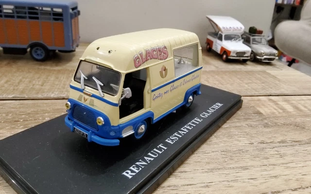 Modèle Réduit Renault Master 1/43 - Marque Norev, Année 1992, Occasion Blanc