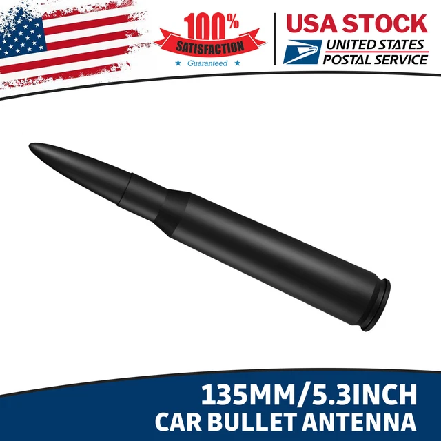 5.3" Black Bullet 0.5 Cal Antenna Mast for Harley Davidson Trike 2009-2020 NEW