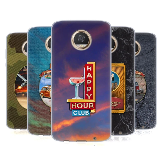 Official Larry Grossman Retro Collection Soft Gel Case For Motorola Phones