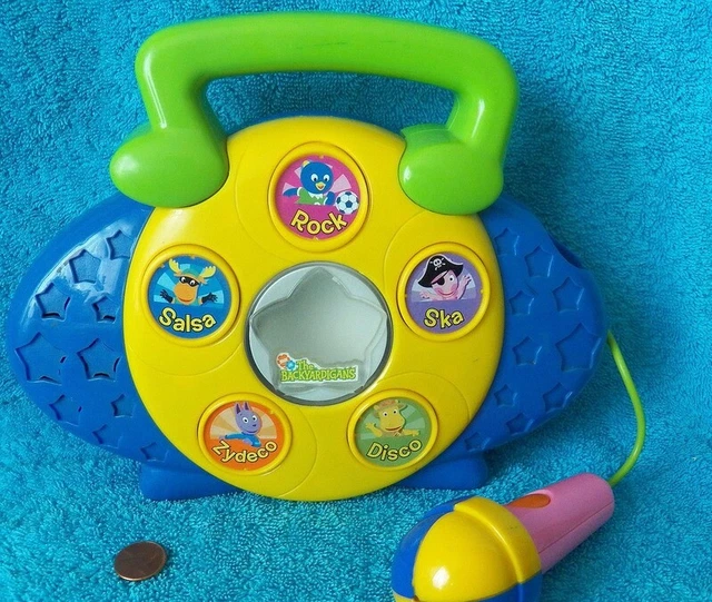 BACKYARDIGANS SING ALONG Music Maker Radio Boom Box Nick Jr Mattel toy