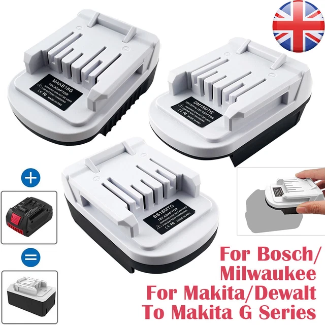 BATTERY ADAPTER FOR Makita Dewalt Bosch Milwaukee Convert to