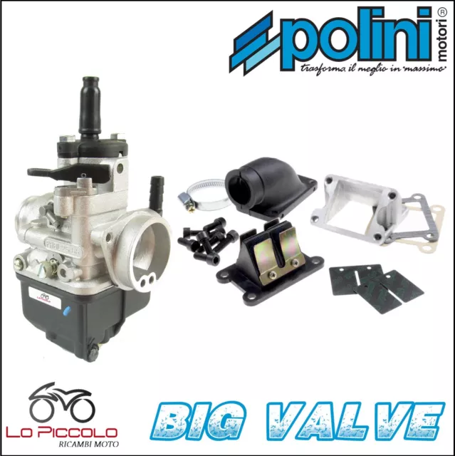 CARBURATORE DELL'ORTO ø 24 + KIT BIG VALVE POLINI MBK BOOSTER 50 SPIRIT